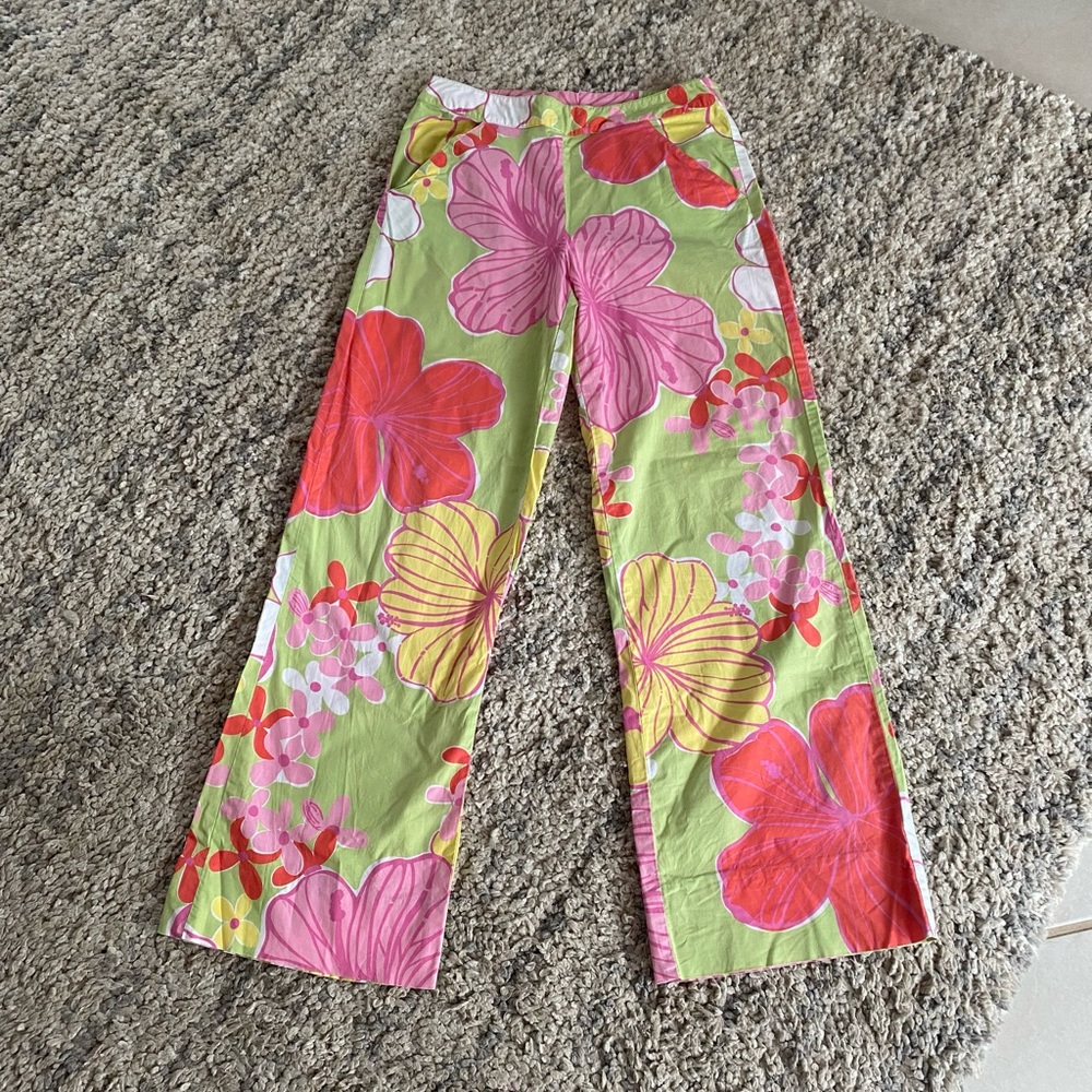 Lilly Pulitzer Bahama Mama Vintage Flare Pants